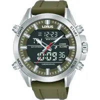 Lorus Watches Rw669ax9 45mm 10atm Quartz/analogical/digital Kello
