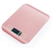 INF Ladattava digitaalinen keittiövaaka paristoilla - Ruusukulta 10 kg/1 g
