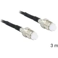 DeLOCK 88594, 3 m, RG-174, FME, FME, Musta