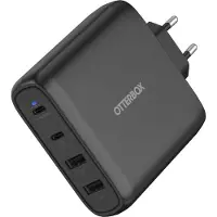 Otterbox STANDARD EU WALL CHARGER 100W - 2X USB-C + 2X USB-A USB-PD (78-81343)