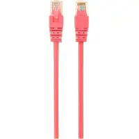 Gembird RJ45/RJ45 Cat5e 3m, 3 m, Cat5e, U/UTP (UTP), RJ-45, RJ-45, Vaaleanpunainen (PP12-3M/RO)