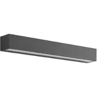 LUCANDE Led ulkoseinävalaisin Lengo , Musta, Alumiini, Moderni