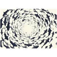 Kärkkäinen Artgeist Fish Swirl fototapetti
