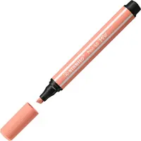 Stabilo Pen 68 MAX - Fibre-tip Pen with Thick Chisel Tip - Apricot