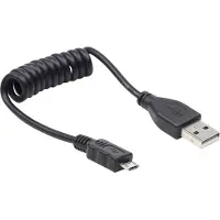 Gembird USB USB-A - microUSB cable 0.6m Black (CC-MUSB2C-AMBM-0.6M)