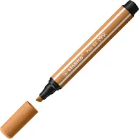 Stabilo Pen 68 MAX - Fibre-tip Pen with Thick Chisel Tip - Dark Ocher