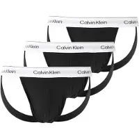 Calvin Klein Jock Strap 3Pk - Black - XS