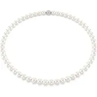 Swarovski Ketju hopea / läpinäkyvä / valkoinen