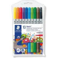 Staedtler Noris Club Fasermaler mit Doppelspitze 10er Pack retail (320 C10)