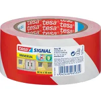 TESA Signal Universal, Punainen, Valkoinen, Polypropeeni (PP), 66 m, 55 mm (58134-00000-01)