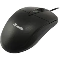 Equip 245102, Molempikätinen, Optinen, USB A-tyyppi, 1000 DPI, Musta