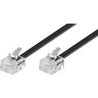 Pro Modular telephone cable - Musta - 6m