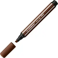 Stabilo Pen 68 MAX - Fibre-tip Pen with Thick Chisel Tip - Brown