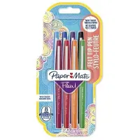 Paper Mate Flair, Keskikokoinen, 8 väriä, Monivärinen, Pyöreä pää, 1 mm, Monivärinen