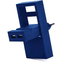Usbepower ROCK dubbel USB-laddare - 2-i-1 fickladdare för optimal mobilitet