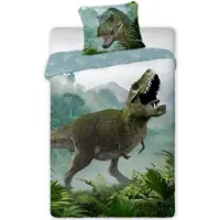 MCU T-Rex dinosaurus vuodevaatteet 140x200 cm malli 2 - 100 prosenttia puuvillaa