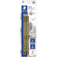 Staedtler 183-HBBK3, HB, Musta, Keltainen, Kupla, 3 kpl