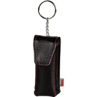 Hama USB Stick Case Fashion, black, Keinonahka, musta, Punainen, 30 mm, 20 mm, 77 mm, 1 kpl