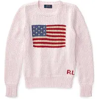 Ralph Lauren Pusero - Neulottu - Vaaleanpunainen M. Liput - - 16 v (176) - Puserot