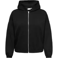 ONLY Carmakoma Carscarlett Ls Elastic Zip Hood Swt Noos - Black - 50-52