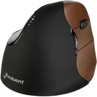 Evoluent BNEEVR4SW -langaton ergonominen hiiri, ruskea