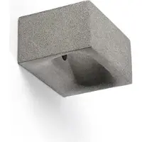Faro Led ulkoseinävalaisin Glint, Alumiini/harmaa/sinkki, Betoni, Moderni