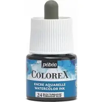 Pebeo Akvarelli Muste - - Colorex - 45 ml - Sininen Turkoosi - Sekoitus