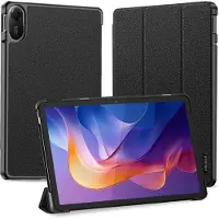 DUX For Xiaomi Redmi Pad 2 Kotelo Domo-sarja Kolminkertainen Jalusta PU-nahkaa Suojakotelo