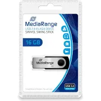 MediaRange Flexi-Drive USB 2.0 flash drive 16 GB black or silver MR910