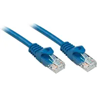 Lindy Basic patch cable - 5 m - blue - Sininen - 5m