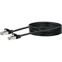 Schwaiger CKB6025 053 networking cable Black 2.5 m Cat6 SF/UTP (S-FTP) (CKB6025053)