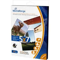 MediaRange MRINK114, Kiilto, 220 g/m², Valkoinen, 50 arkkia, 130 mm, 180 mm