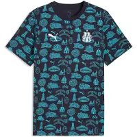 Puma Olympique De Marseille Ftblculture All-over Print Tee Men, koko Medium