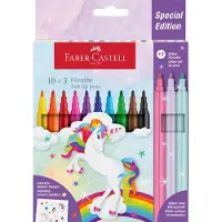 Faber-Castell 554213, 13 kpl, Valikoidut värit, Monivärinen, Pyöreä, Vesipohjainen muste