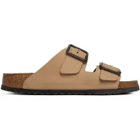 Birkenstock Arizona Wb Lenb Sandcastle - Beige - 43