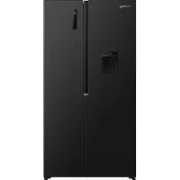 Gorenje NRS917E41BXWD Side By Side, musta
