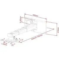 Multibrackets M Projector Mount Short Throw Deluxe - Asennuspakkaus (seinälevy, asennussovitin, short throw -seinäpidike, kiinnityslaitteisto) tuottee