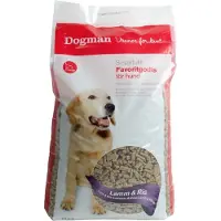 Dogman Favourite lammasta ja riisiä 14kg