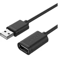 UNITEK Y-C417GBK USB 2.0 AM-AF jatkokaapeli 3,0 m
