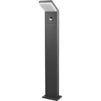 Arcchio LED-valaisin Yolena, anturi, 100cm, antrasiittipunainen Yolena, Musta, Alumiini, Moderni