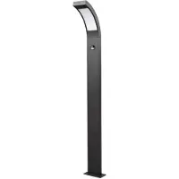 LUCANDE LED-valaisin Juvia, 100 cm, liiketunnistin, IP54 Juvia, Musta, Alumiini, Moderni
