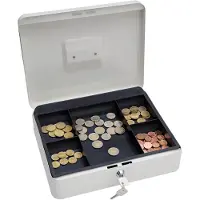 Wedo Cash box size 4, Valkoinen, 10,2 cm (4"), 300 x 240 x 90 mm (145400X)