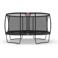 Berg Trampoline Grand Champion with AirFlow Pro and Safety Net Deluxe 470 cm x 310 cm Harmaa