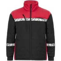 Projob 7404 Lined Lightweight Jacket 7404 Lined Lightweight Jacket 9910-Viz Black/Red M