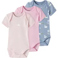 Name it Nbfbody 3P Ss Swan Noos - Pink - 98