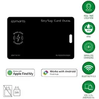 4smarts – Location Finder SkyTag Card Duos ReCharge, black (541718)