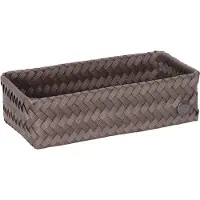 Handed By - Fit Double Tiny Säilytyskori 24x12x7 cm Taupe