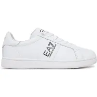 Emporio Armani Matalavartiset tennarit 'CLASSIC' musta / valkoinen