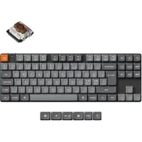 Keychron K1 Max Wireless QMK/VIA RGB Hot Swap 80 % -mekaaninen näppäimistö, Gateron Brown -kytkimet