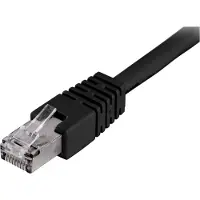 Deltaco STP-625S RJ-45 RJ-45 CAT 6 25m Musta